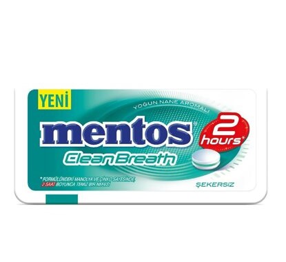 MENTOS 2HOURS CLEAN BREATH PLASTİC 35GR