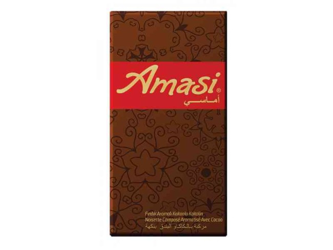 AMASI COCOA COATED WITH HAZELNUT FLAVOUR 60 GR.