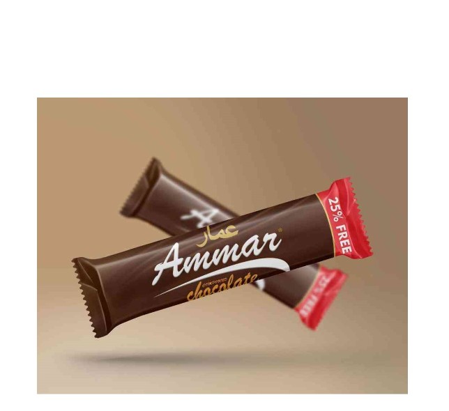 AMMAR COCOA COATED WİTH HAZELNUT FLAVOUR 65 GR.