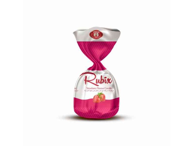 RUBIX COMPOUND CHOCOLATE WİTH CRİSPED RİCE WİTH STRAWBERRY FLAVOR 1.000 GR.
