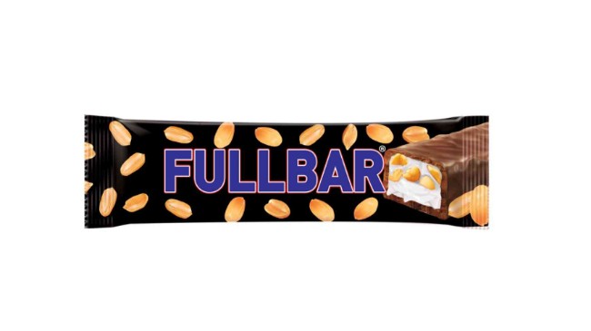 FULLBAR CACAO COATED PEANUT WITH AND CREMA FILLED COMPOUND CHOCOLATE 35 GR.