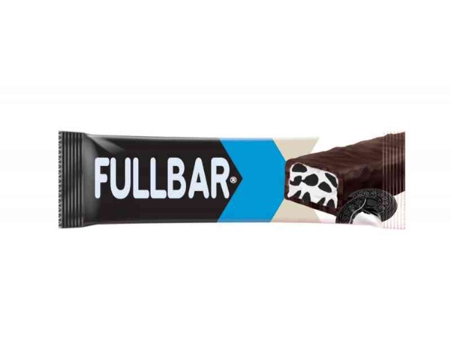 FULLBAR CREAM FILLED COCOA BISCUITS WITH COMPOUND CHOCOLATE 23 GR.