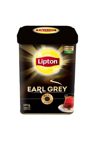 LIPTON EARL GREY TIN LOOSE TEA 100G