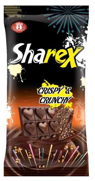 SHAREX HAZELNUT FLAVORED BRASS BREAKED CHOCOLATE
