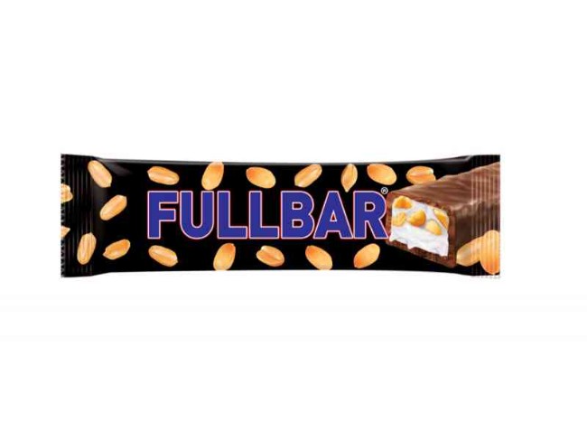 FULLBAR CACAO COATED PEANUT WITH AND CREMA FILLED COMPOUND CHOCOLATE 23 GR